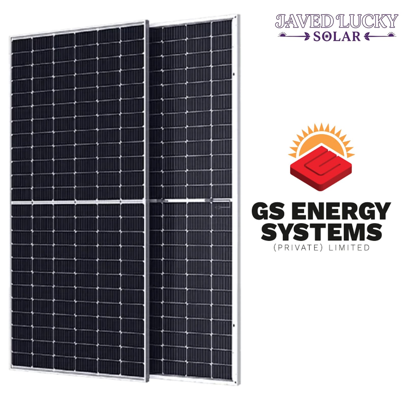 GS 715W Bifacial Solar Panel Double Glass – Javed Lucky Solar -